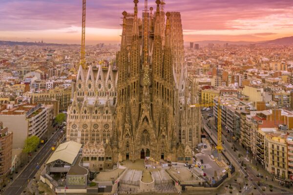 Captivating Aerial View: Discovering the Majestic Sagrada Familia in Barcelona 2025