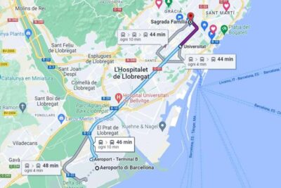 Effortless Journey: From Sagrada Familia to Barcelona Airport in 94 Minutes