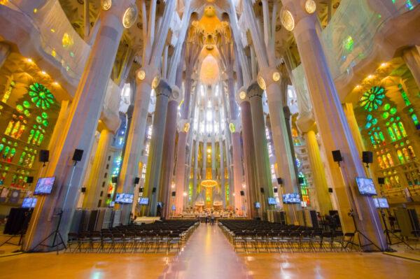 Exploring the Stunning Interior of Barcelona's Sagrada Familia Church 2025