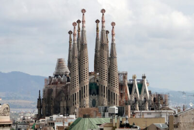 Iconic Sagrada Familia in Barcelona, Spain