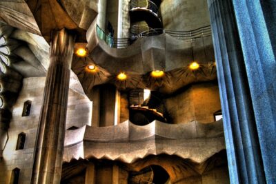 The Magnificent Staircase of Sagrada Familia: Barcelona's Architectural Gem