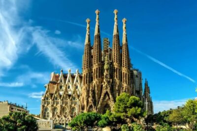 The Majestic Temple of Sagrada Familia in Barcelona