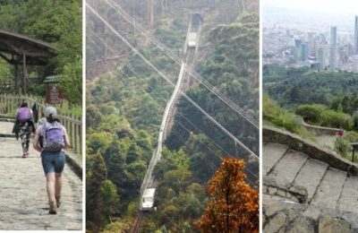 How many steps does it take to climb Monserrate?