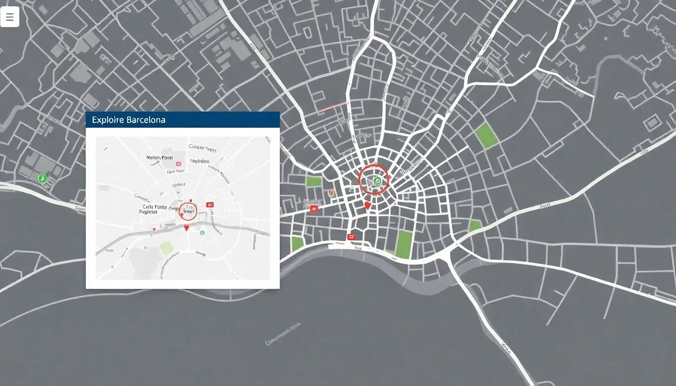 Interactive Barcelona Map - Explore Barcelona City Plan 2025
