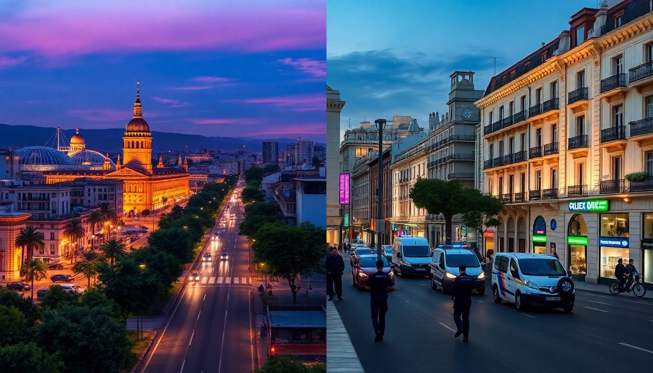Análisis comparativo de la seguridad en Valencia y Madrid