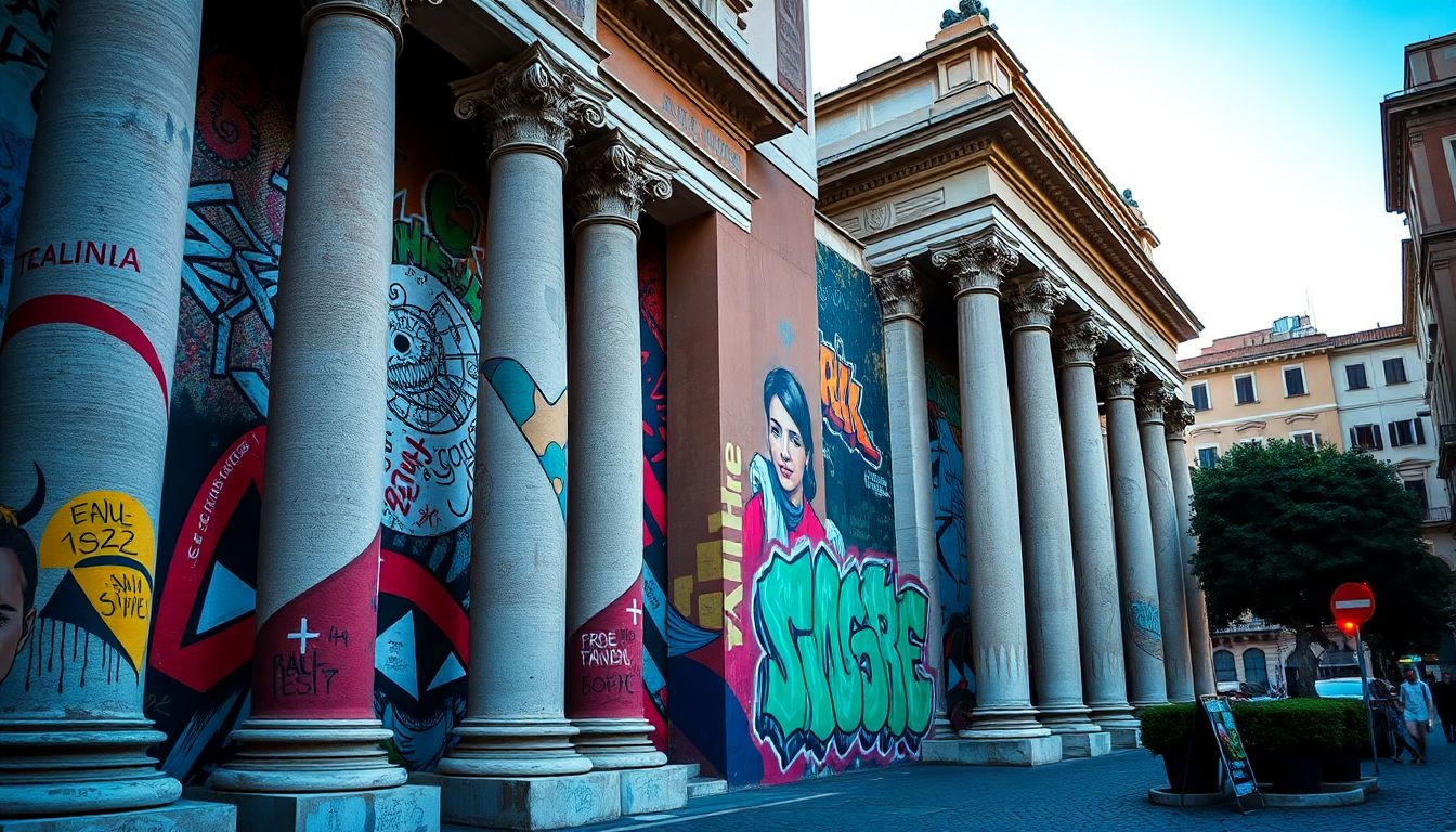 Arte callejero en Roma: La expresión de la vida urbana