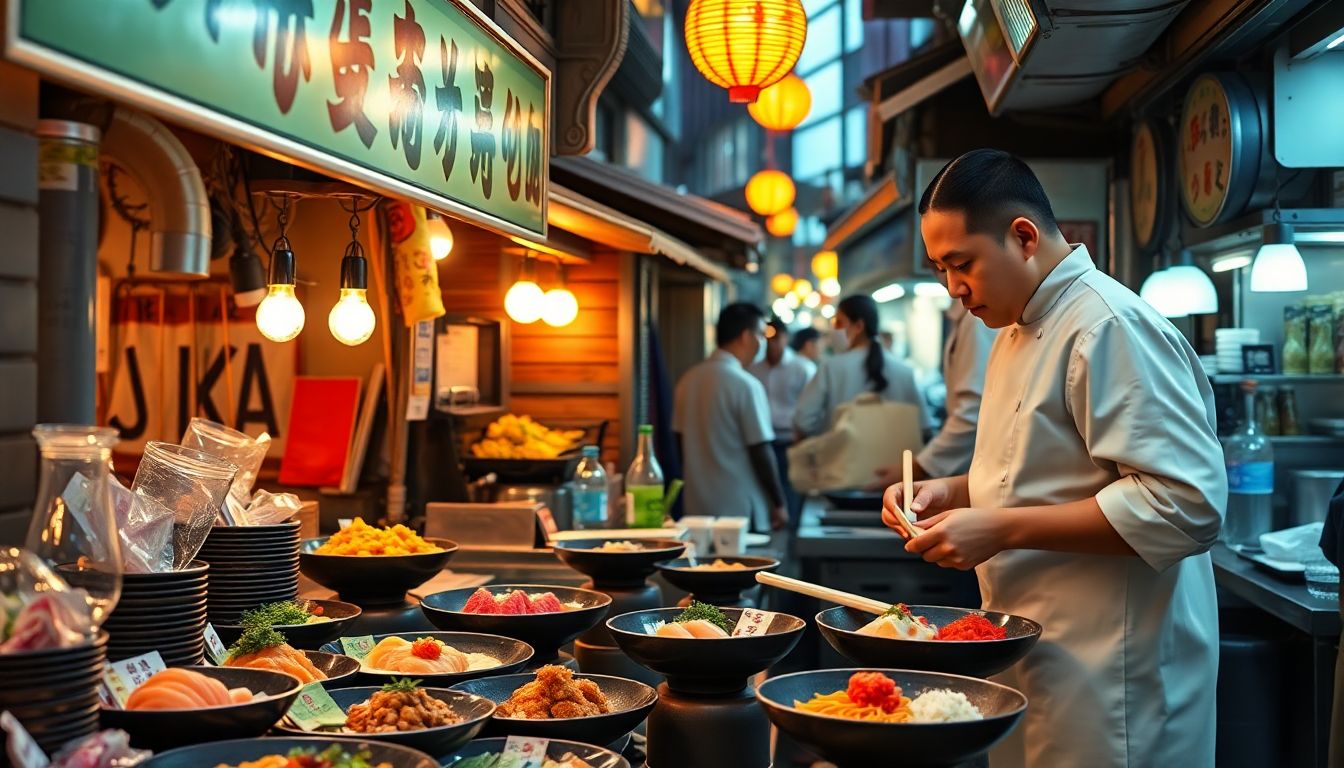 Gastronomía en Tokio: Delicias culinarias en barrios desconocidos