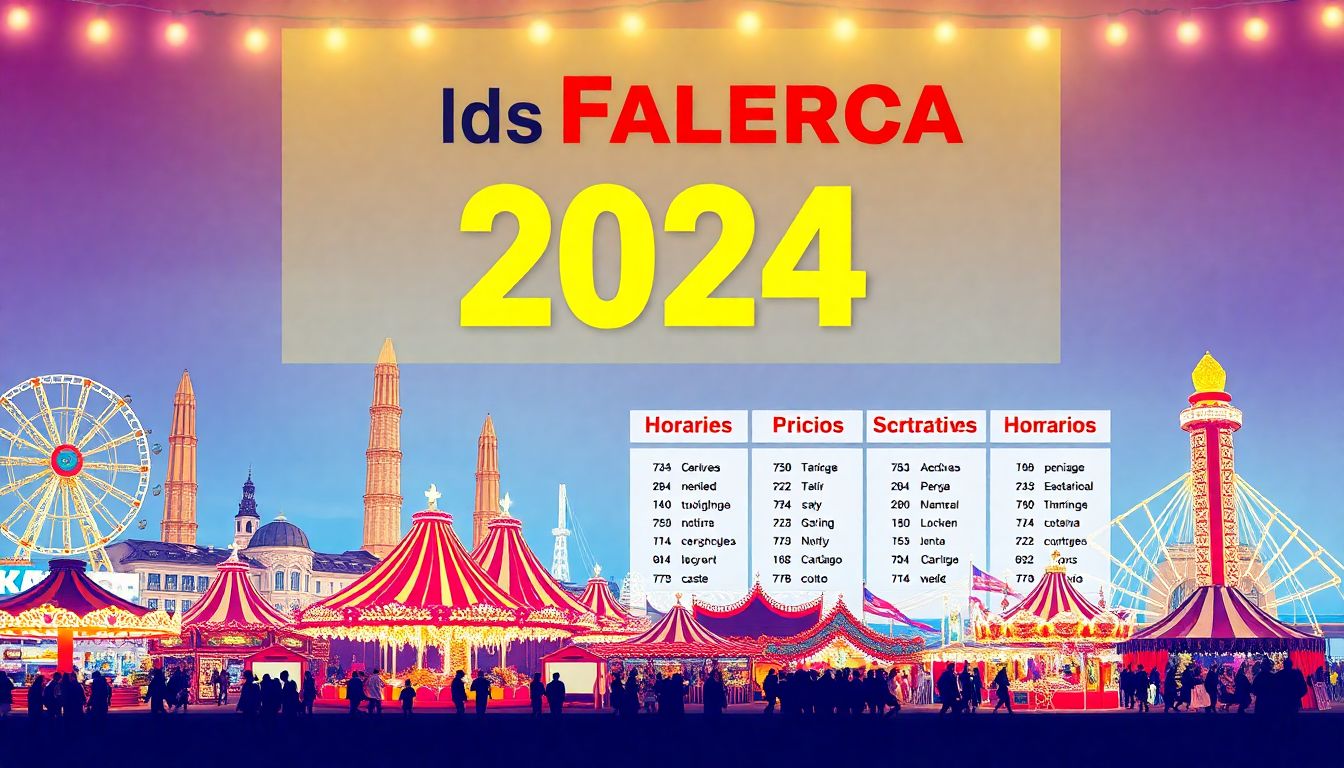 Guía completa de la Feria de Valencia 2024: Horarios y precios