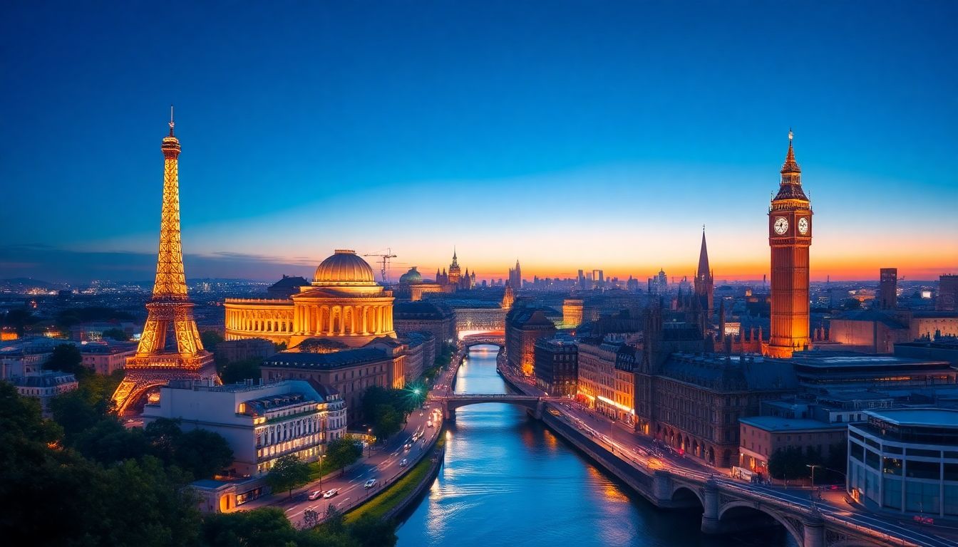 Las ciudades más emblemáticas del mundo para visitar: París, Roma, Nueva York, Tokio, Sídney y Londres