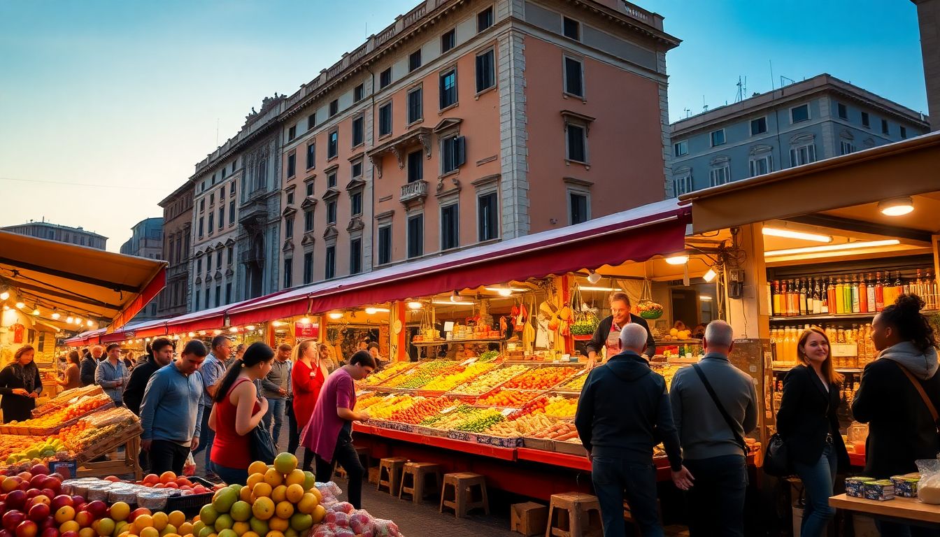 Mercados locales de Roma: Un viaje a través de los sentidos