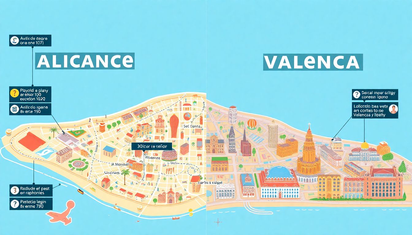 ¿Qué es más grande, Alicante o Valencia?