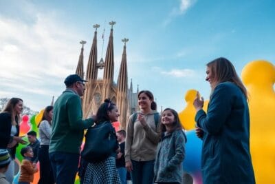 Barcelona: Instalación artística interactiva de IKONO 2025