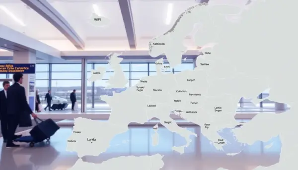 Aeropuertos en Europa con wifi gratuito disponible 2025