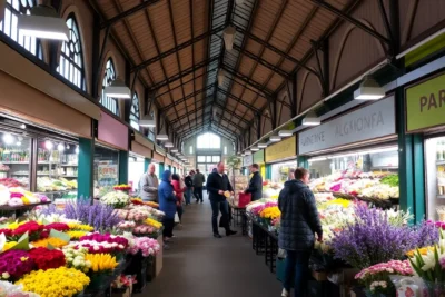 Mercado de flores y pájaros en París 2025