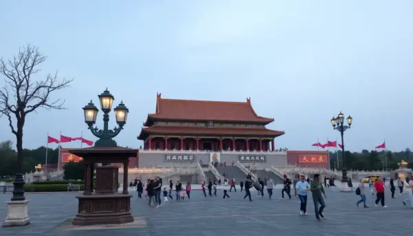 Paseo por Tiananmen en Beijing, la segunda plaza más grande 2025