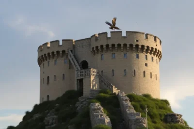 Subir al Castillo de Monfragüe para avistar aves rapaces 2025