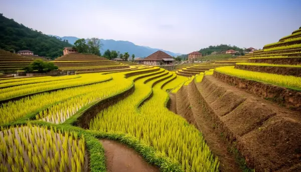 Terrazas de arroz Longji en Ping'an, cerca de Longsheng China 2025