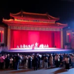 Espectáculo de ópera china para turistas en Beijing