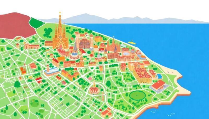 Barcelona ciudad mapa: guía completa y recursos útiles 2026 Barcelona ciudad mapa: guía completa y recursos útiles 2026
