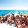 Sarandë: tour en barco a 7 destinos con sombrilla de playa incluida